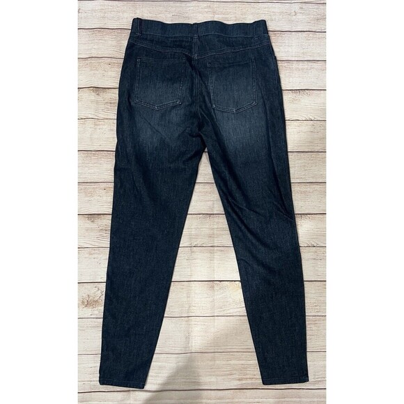 Betabrand Pants Womens Blue Pull On Jeans Size Medium - Picture 3 of 6